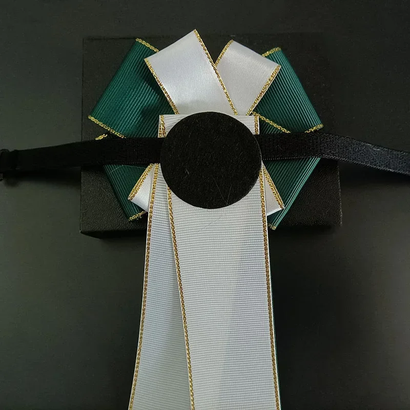 Men's Luxury Wedding Bow Tie British Korean Banquet Suit Shirt Collar Flowers Original Design Handmade Jewelry Rhinestone Bowtie