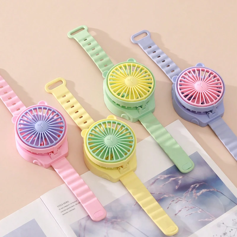 New Personalized and Creative Cartoon Watch Fan Portable Mini Fan Suitable for Outdoor Travel Office The Best Gift for Friends 2