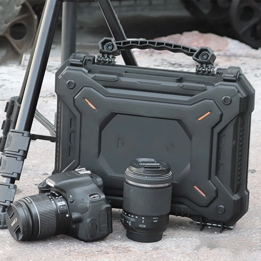 Camera Protective Case Portable Protective Equipment Camera Case Waterproof Dustproof with Foam Padded Fishing Hiking Handbag 2