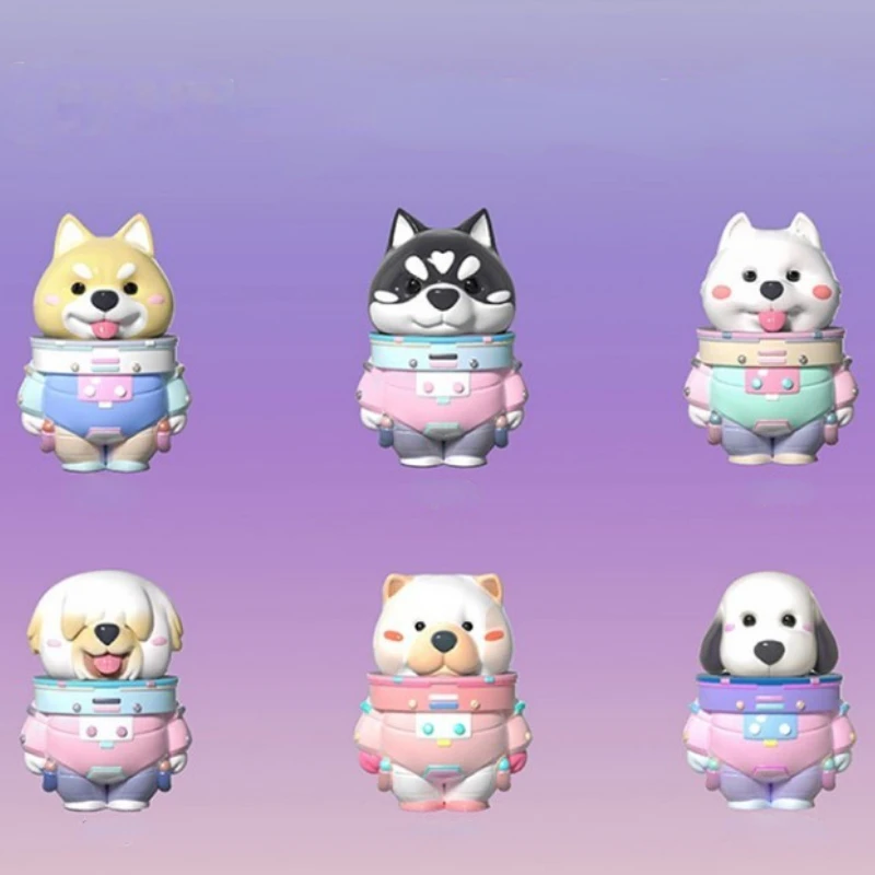 

Animal Planet Star Traveller Canine Space Astronaut Dogs Gashapon Toy Miniatures Figurines Decoration DIY Accessories Kids Gift
