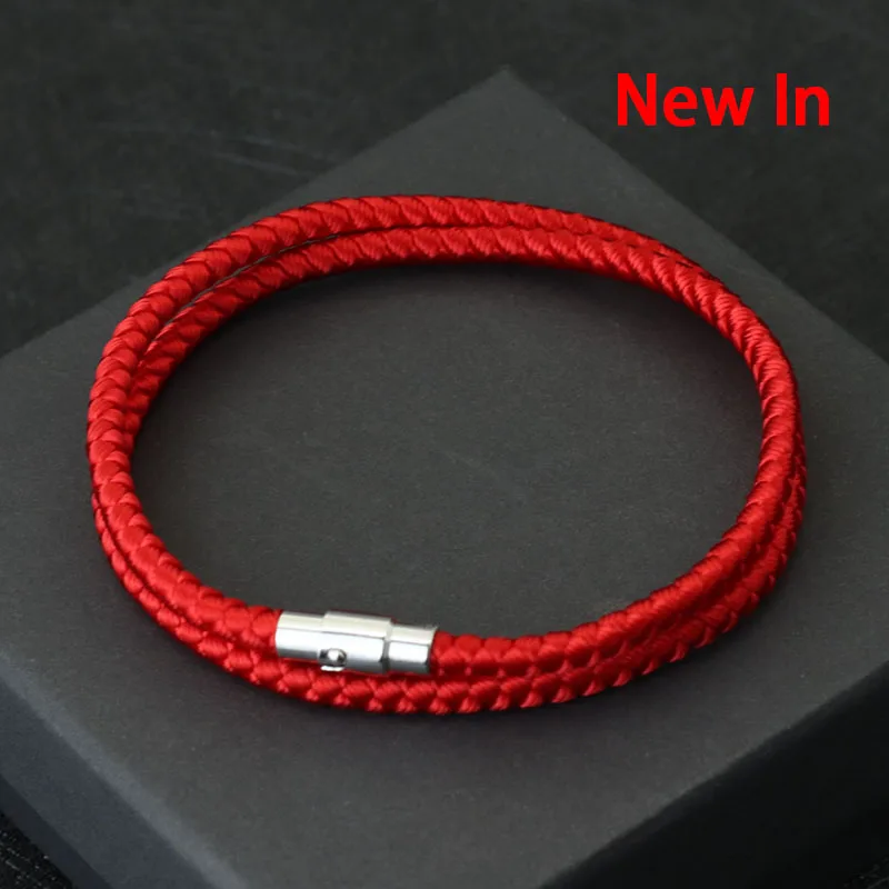 Magnetic Rope Bracelet for Men and Women with Double Safety Buckle