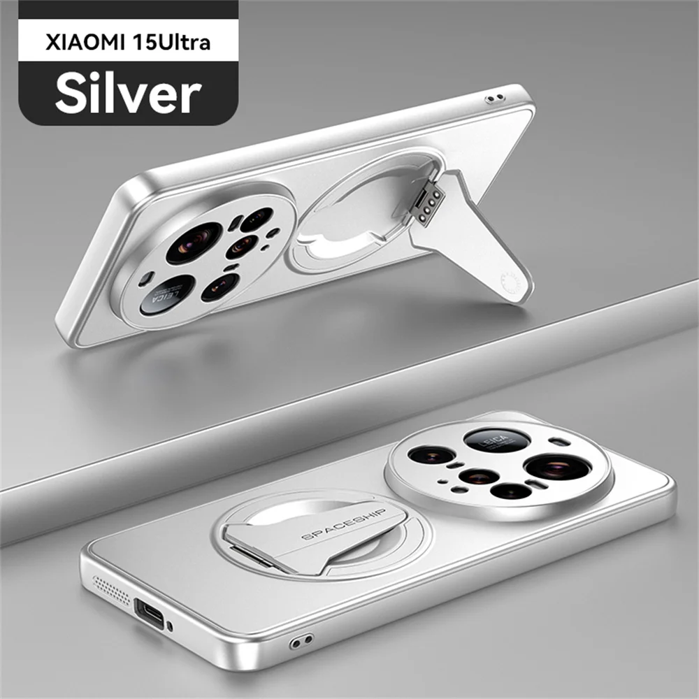 Luxury Folding Magnetic Phone Case with Camera Protection and Solid Color Design