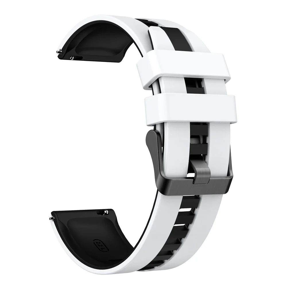 Versatile 22mm Nylon Silicone Watch Strap Bracelet