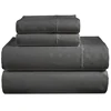 100% Egyptian Cotton 4/6Pcs Sheet Set 800TC Multi Size Bedding Set Long Staple Cotton Fitted Sheet Top Bed Sheet Pillowcase Soft 1