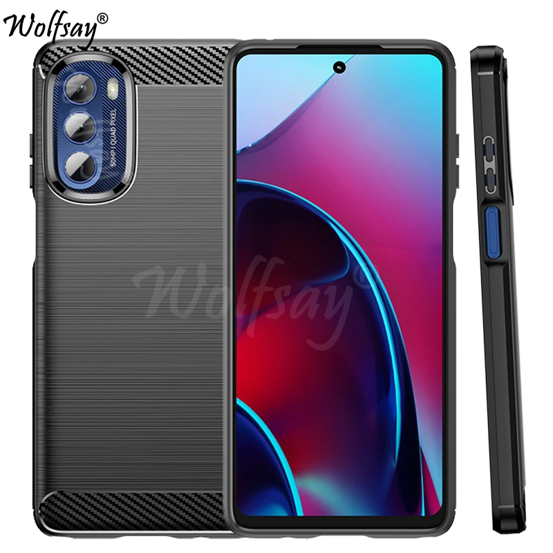 Silicon Carbon Fiber Protective Phone Case