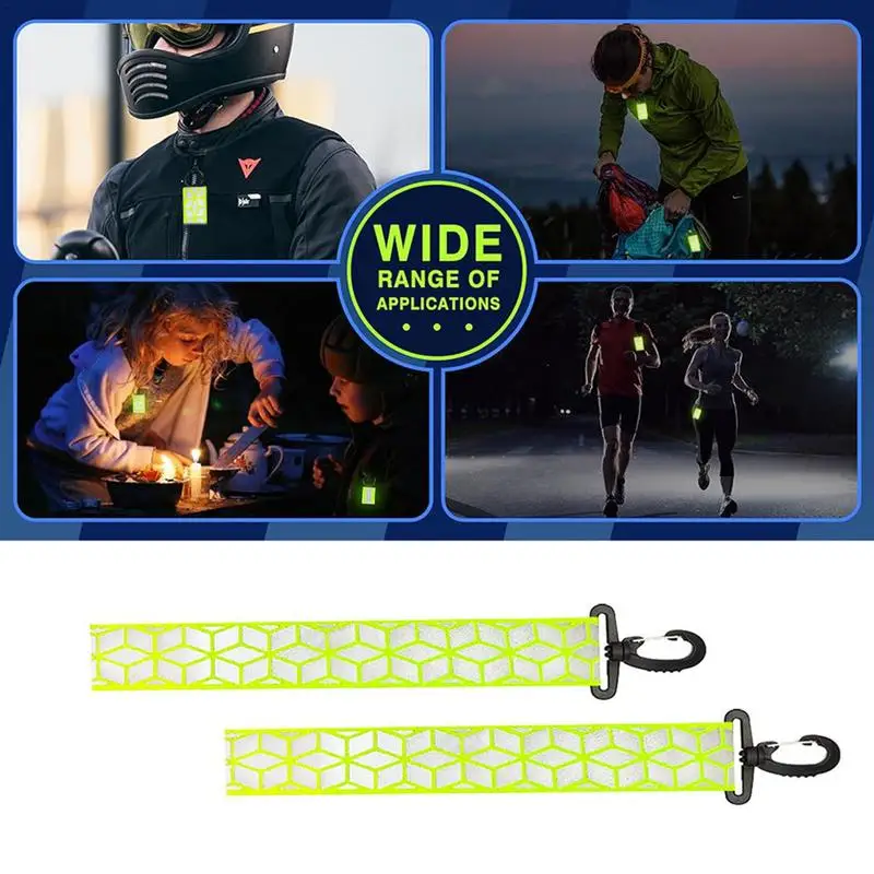 Reflective Tape Reflective Straps For Backpack Reflective Safety Keychain For Backpack Carefully Designed Safety Supplies Camping reflective tape bands bike reflective tape reflective tape
