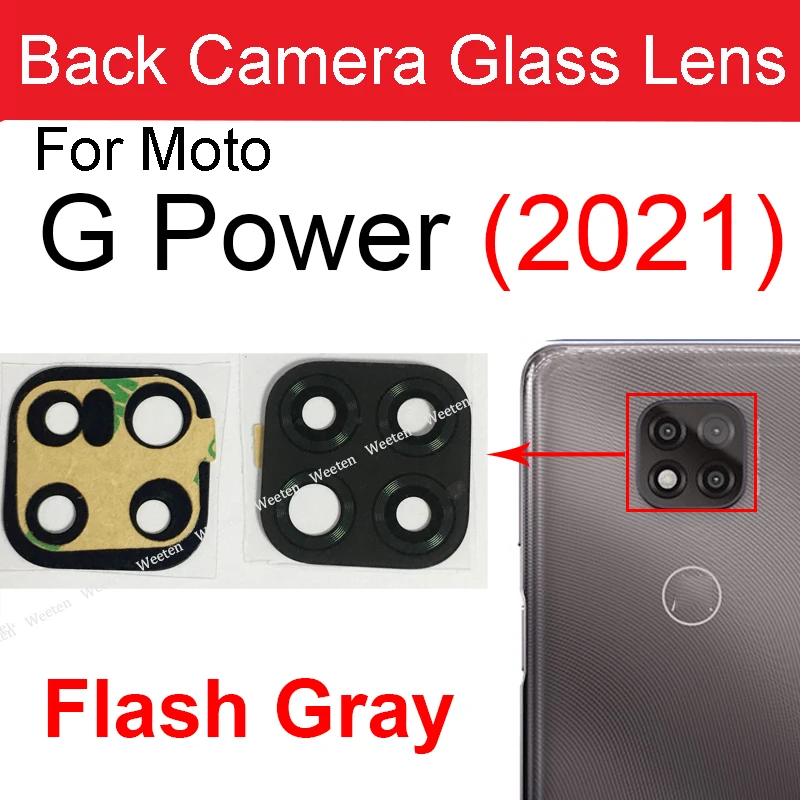 Back Rear Camera Glass Lens Adhesive Sticker For Motorola MOTO G Power 2021 G Stylus 2020 2021 XT2043 XT2115 G Play G Pro G Fast