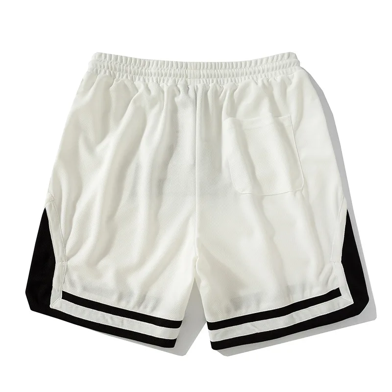 2023 New American Basketball Shorts Men's Loose Fit Quick Dried Sports Capris Fitness Training Pants Ball Pants Trend