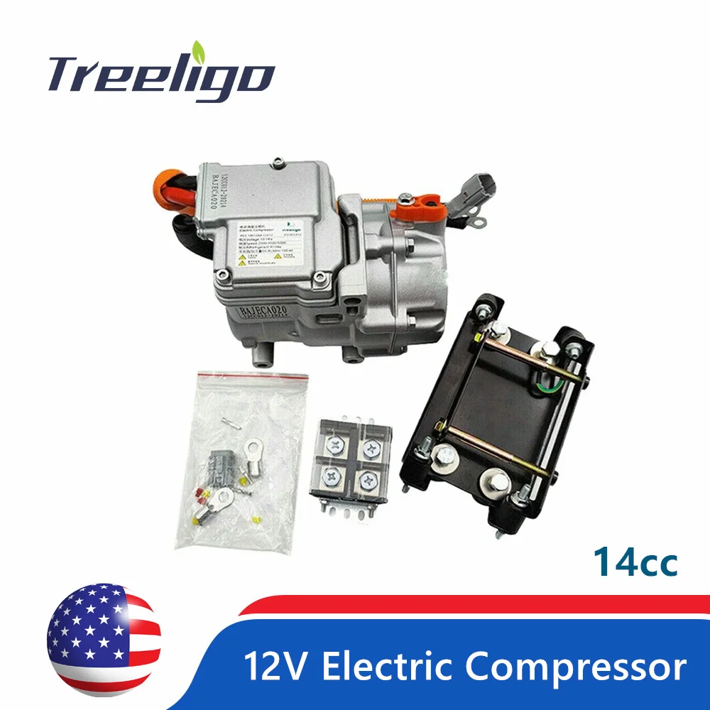 Treeligo Universal 12v Electric Air Condition Auto Air Conditioner compressor For Camp Car Truck Bus Boat Camp 14CC - AliExpress