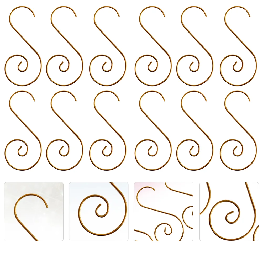 

100 Pcs Christmas Tree Decorations Hook Accessories Metal Hooks Hangers Shaped Ornaments Kitchen Hanging