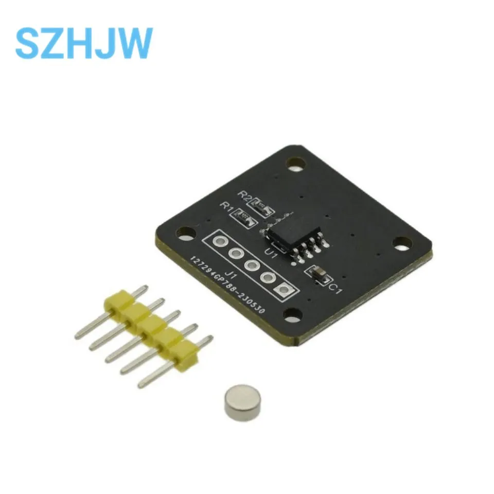 MT6701 Magnetic Encoder Magnetic Induction Angle Measurement Sensor Module 14bit High Precision Replacement AS5600