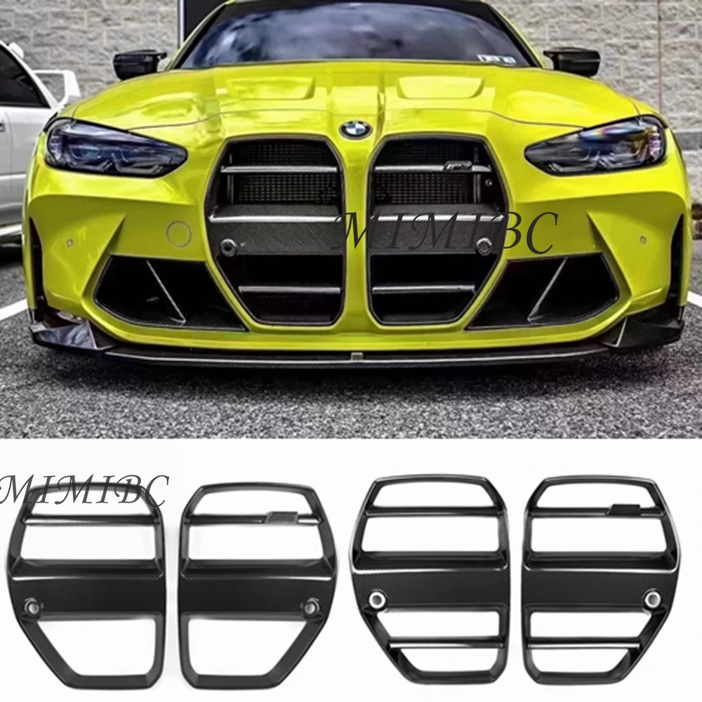 

High Quality V Style Dry Carbon Car Front Bumper Air Intake Grills For BMW M3 M4 G80 G82 G83 2020-2022 Bumper Air Intake Grill