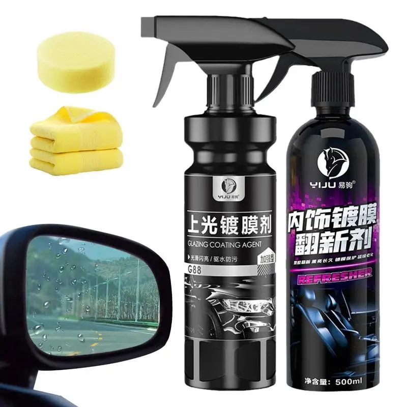 

Новинка, 500 мл, искусственное керамическое покрытие, спрей с быстрым нанопокрытием, воск для спрея, автомобильная гидрофобная полировка
