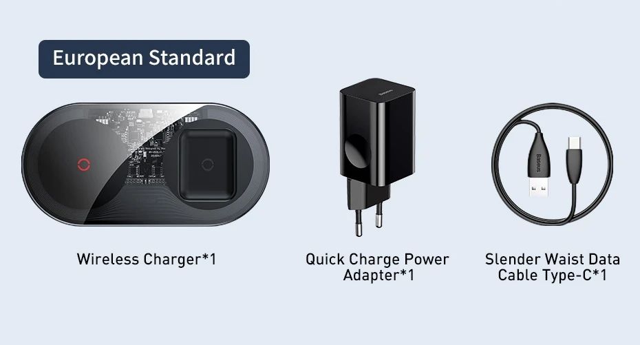 Baseus Chargeur sans fil double 2-en-1 édition Pro-13
