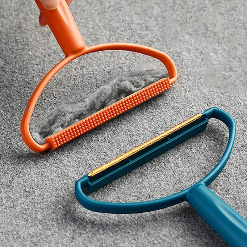 Lint Remover Double-Side Pet Hair Remover Brush Manual Fluff Coat Sweater Fluff Fuzz Fabric Shaver Carpet Clothes Brush