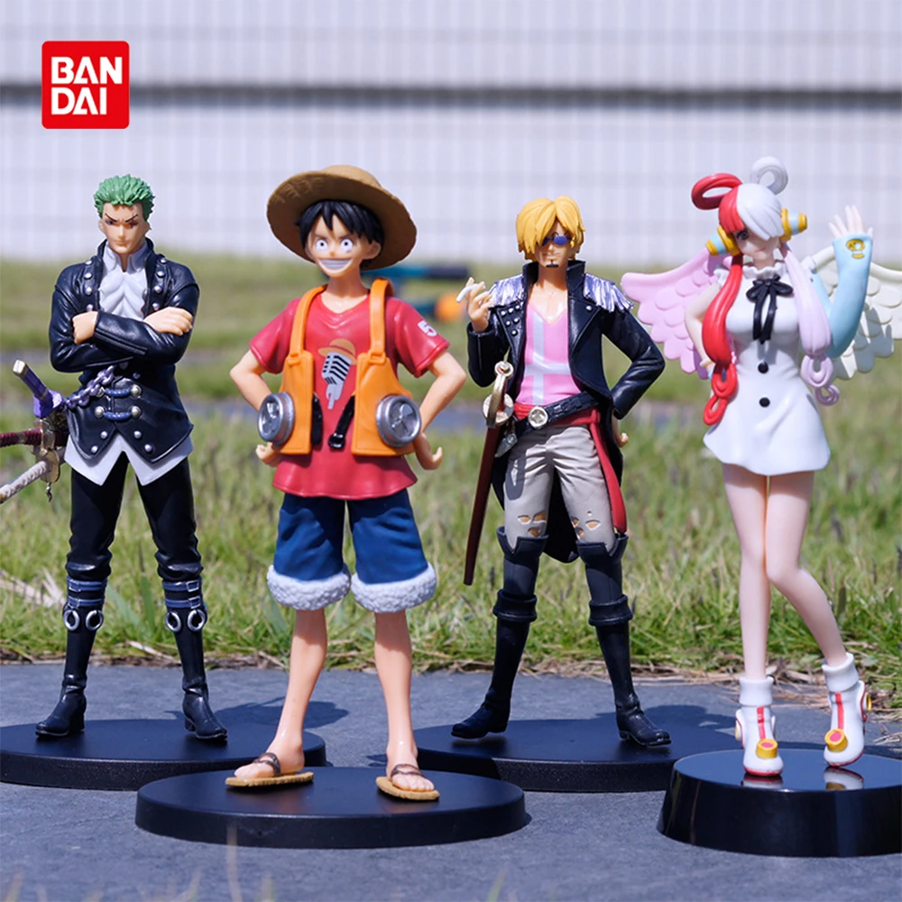 

Bandai DXF аниме цельная пленка Красная фигурка Uta Luffy Zoro Sanji Статуэтка настольное украшение декоративная экшн-фигурка подарок для детей