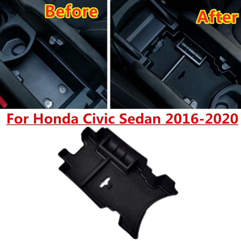 

Центральный ящик для хранения салона автомобиля, для Honda Civic Sedan 2016 2017 2018 2019