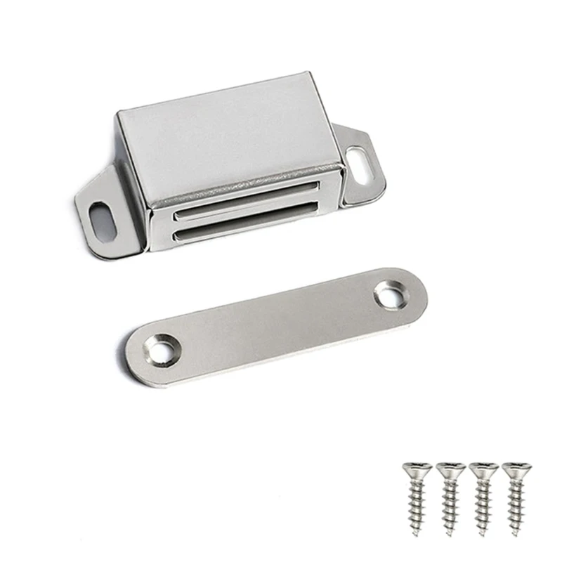 4pcs/set Cabinet Magnetic Catch Magnetic Door Catch Adhesive Strong Cabinet Door Magnet Latches Latches