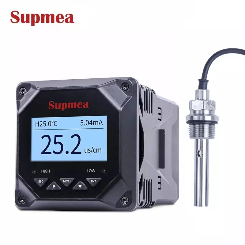 

Supmea Industrial Online Sanitary Water Conductivity Meter Tds Conductivity Salinity Meter for Boiler Water