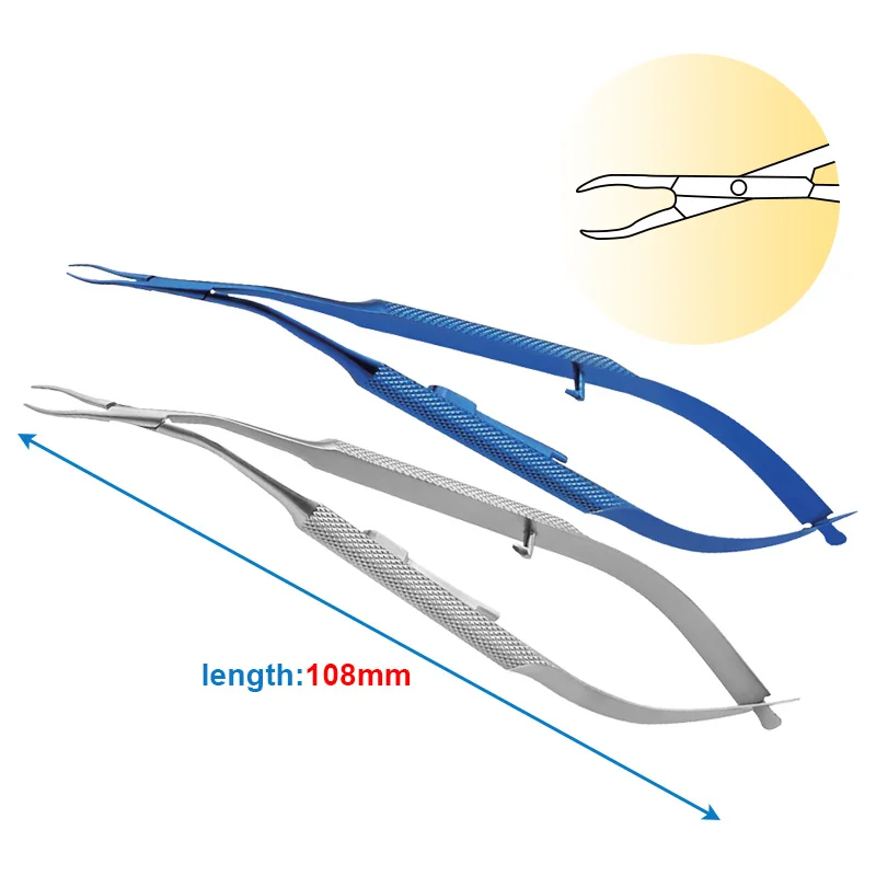 

Autoclavable Lens Implantation Forceps Tweezers with Lock Ophthalmic Eye Instrument Stainless Steel/Titanium
