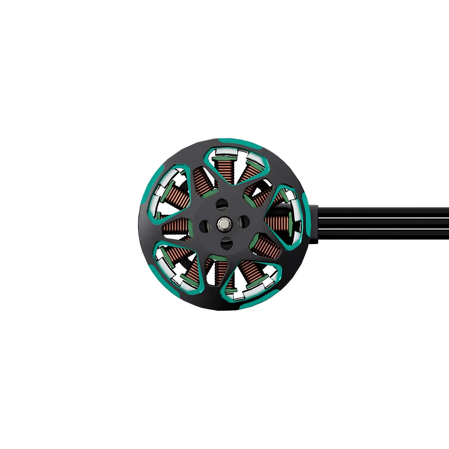 Ensemble des 4 moteurs FPV 1804 avec dissipateurs thermiques, optimisés pour le vol FPV.