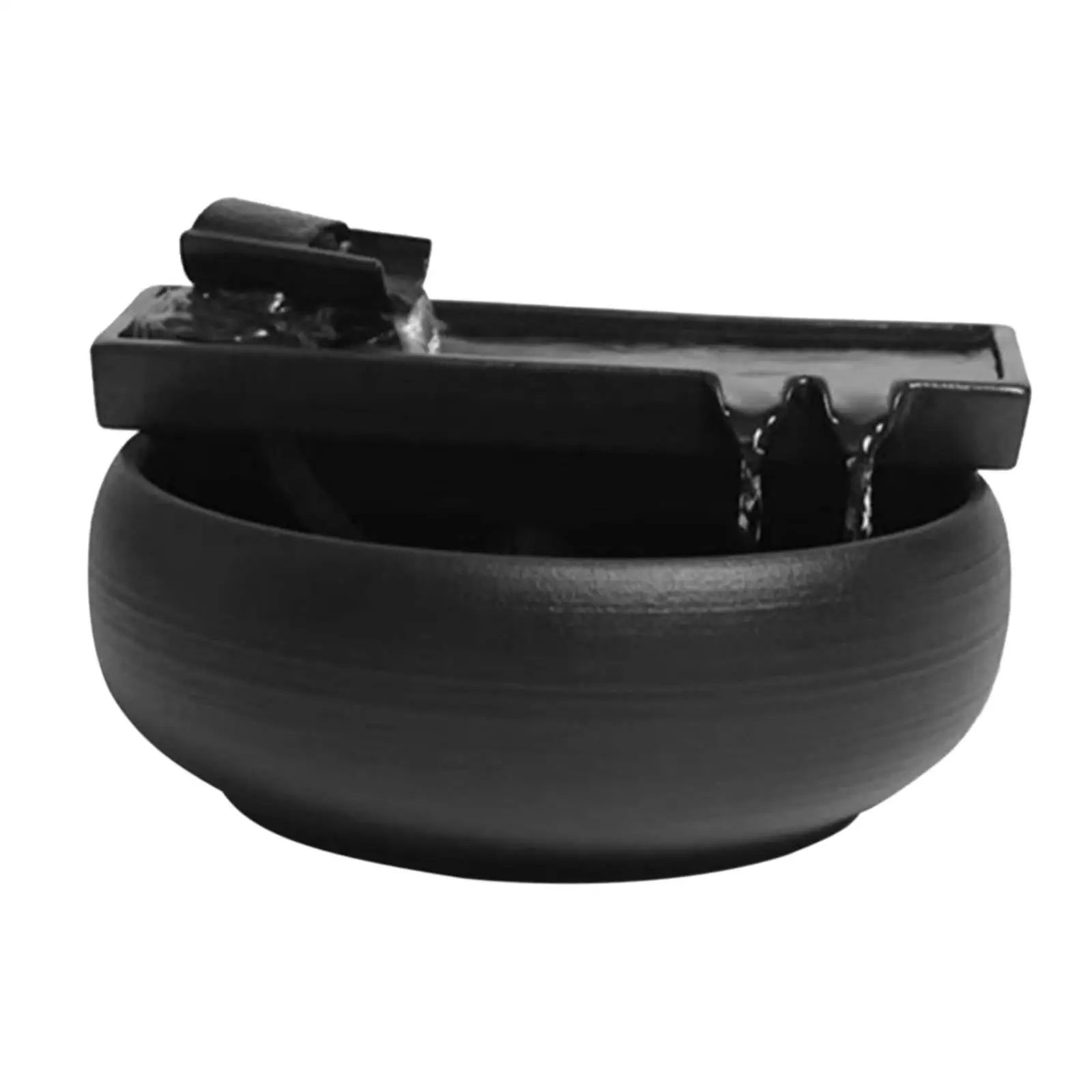 CeramicTabletopFountainVaseMeditationCalmingIndoorWaterFountain