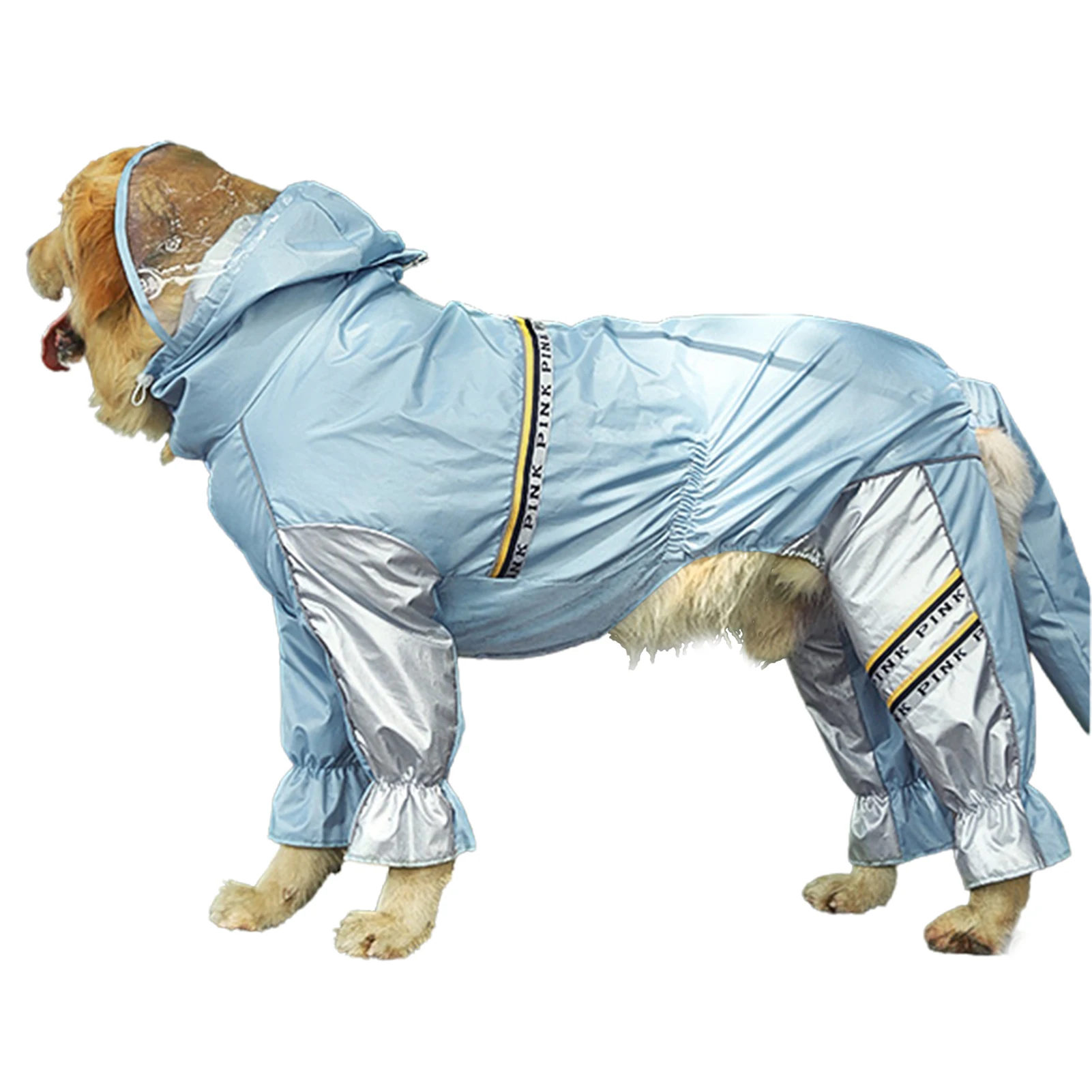 Vueltas y vueltas apodo mostrador Chubasquero para perros, chaqueta impermeable a prueba de viento, varios  tamaños, adecuado para perros grandes y medianos, ropa para exteriores,  abrigo - AliExpress