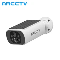 ARCCTV 2K caméra solaire sans fil Surveillance extérieure batterie intégrée caméra Wifi détection humanoïde Flash alarme Vision nocturne 1