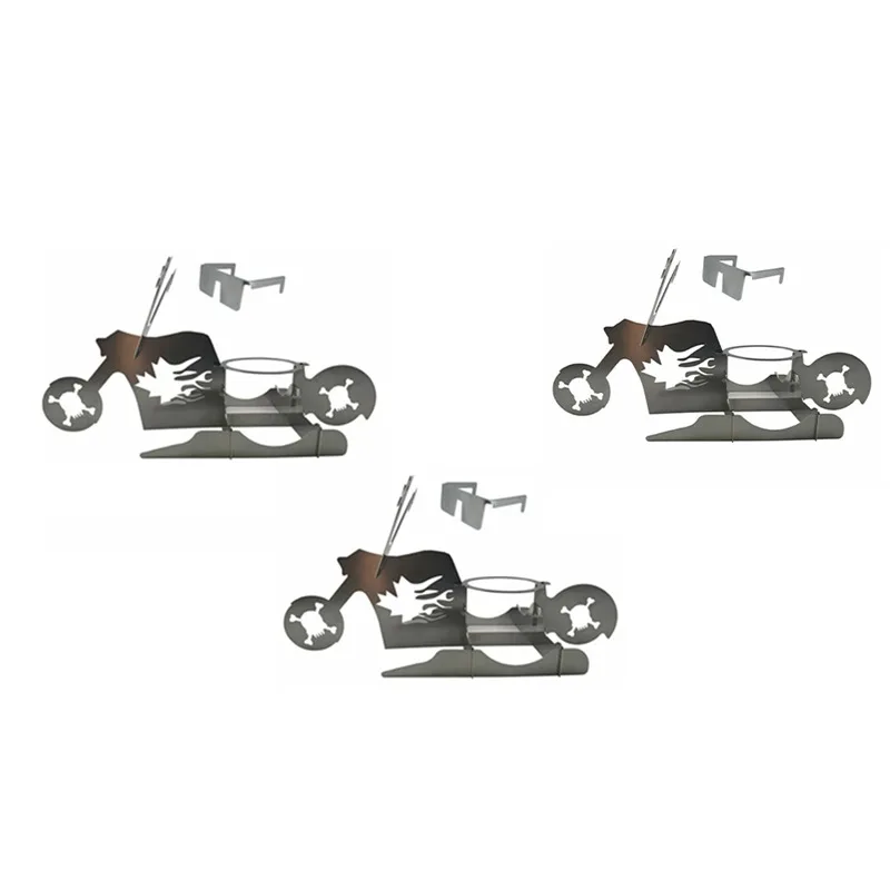 

Принадлежности для кемпинга, барбекю, Портативная подставка для курицы, пива, мотоцикла, из нержавеющей стали, барбекю, духовки, гриля