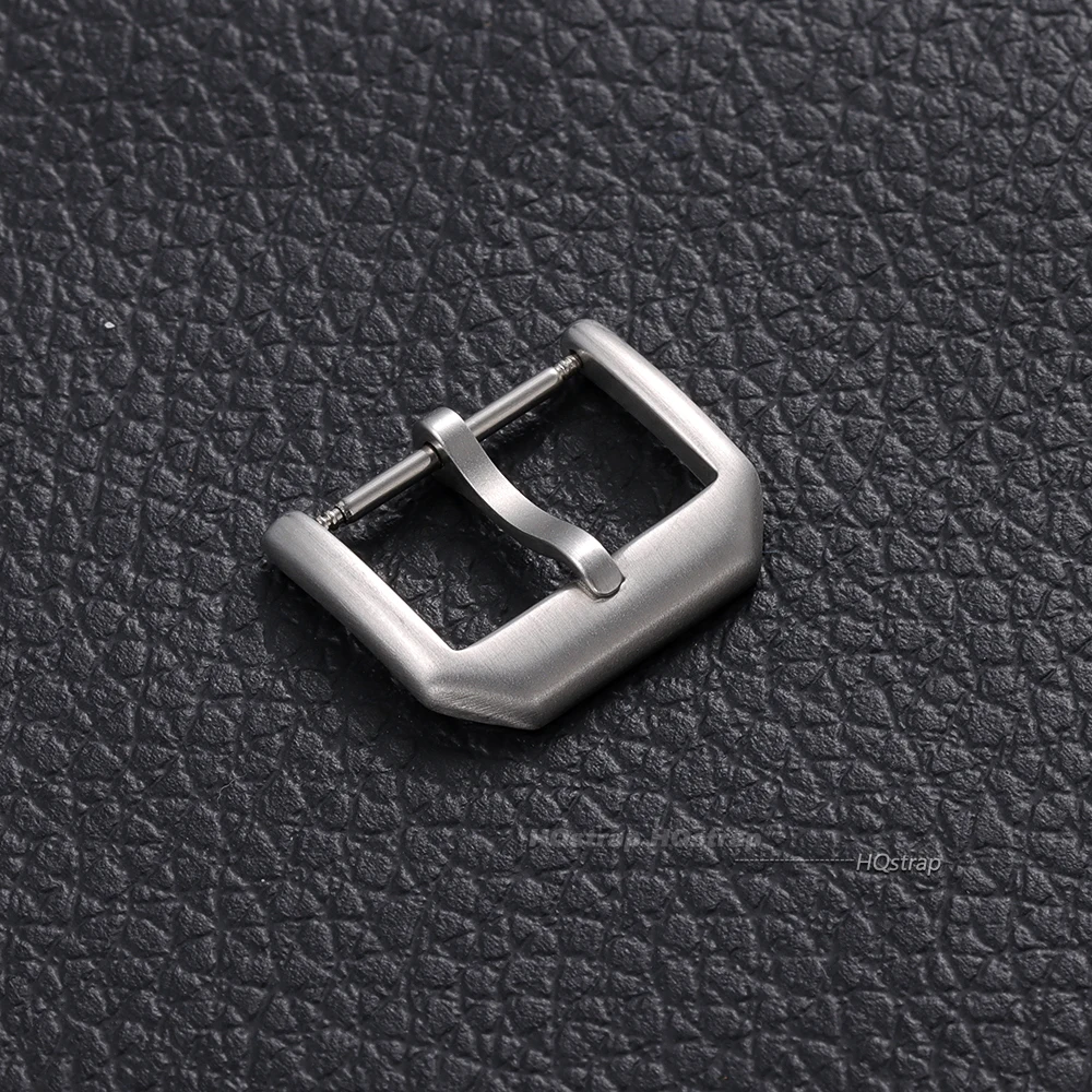 Stainless Steel Brushed Matte Watch Strap Buckle - Silver, Black & Gold