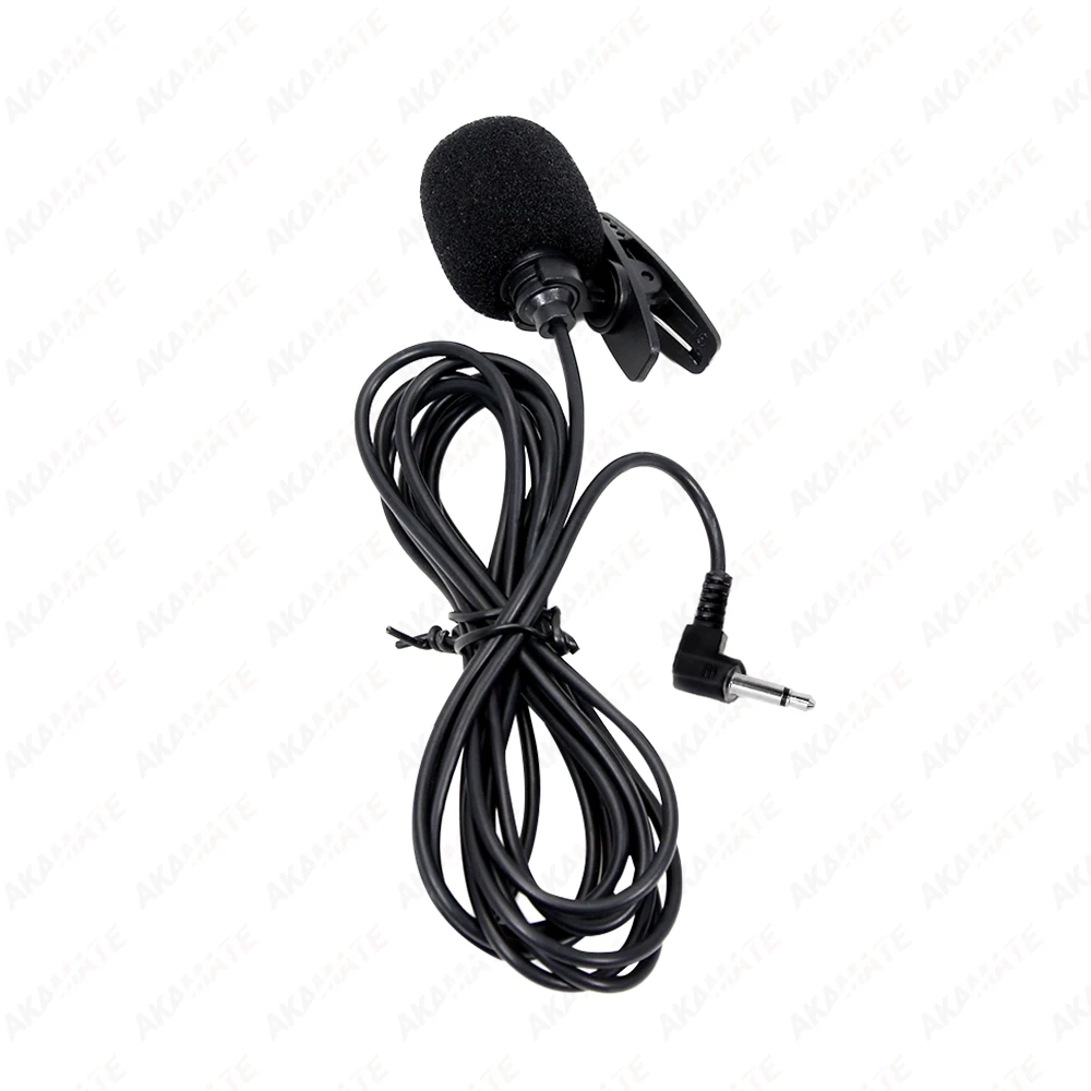 AKAMATE Mikrofon Araba Radyo mikrofon Ses Amplifikatörü Bluetooth Telefon Görüşmesi Bağlı Mikrofon Çalar 3.5mm Arayüzü