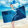 Cool G-GodzillaS Towel towel pattern beach towel, quick drying and absorbent, The fabric is made of cotton and does not fade 4