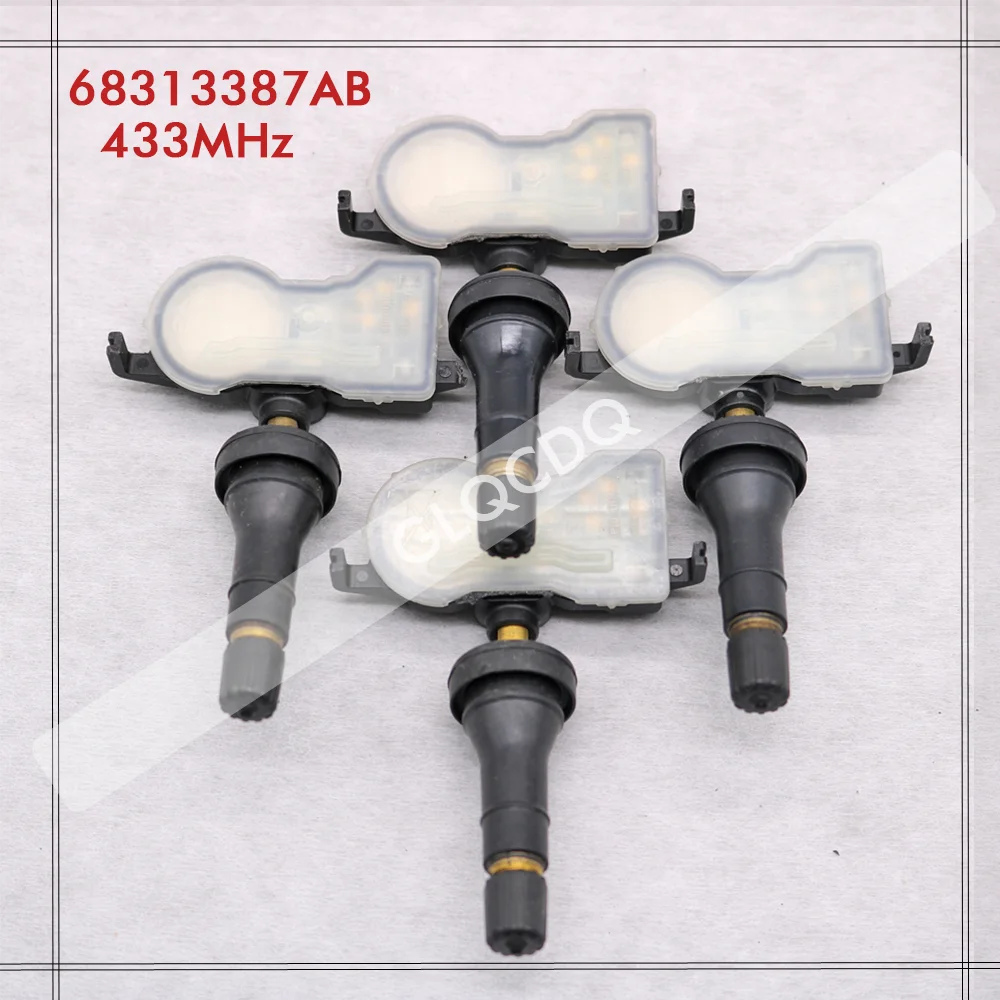 FOR 2018-2024 JEEP COMPASS TPMS 433MHz TIRE PRESSURE SENSOR TPMS JEEP TIRE AIR PRESSURE SENSOR 68313387AB 68313387AA
