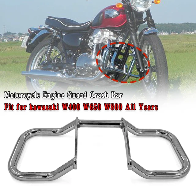 W800 デコレーション バンパー フロント /極太 W400 護る W650