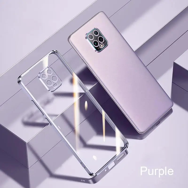 Redmi Note Pro Max Transparent Cover Luxury Plating Transparent