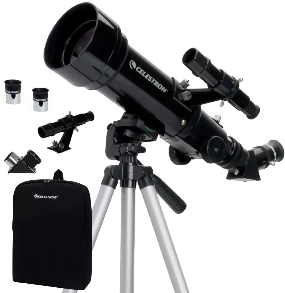 Дорожный прицел Celestron 21035 70 портативных рефракторных фотоэлементов с рюкзаком