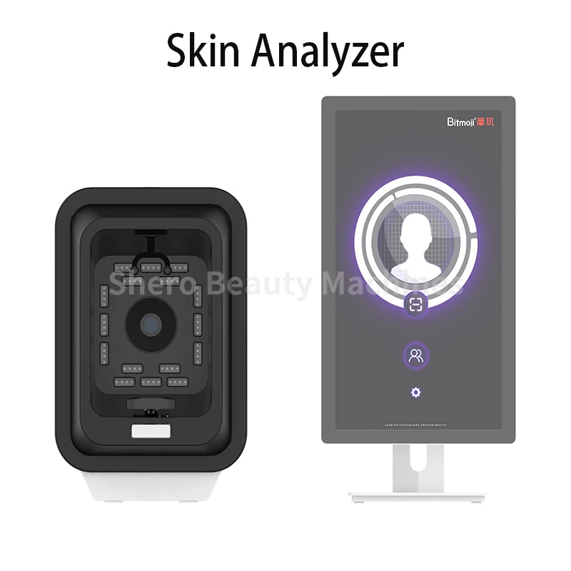 Newest 3D AI Intellgent Skin Analyzer Machine Facial Anaylsing Color Testing Diagnosis Moisture Detection Skin Analysis Machine advanced skin analyzer artificial intelligence image instrument skin detector eight spectrum 3d digital facial analysis machine