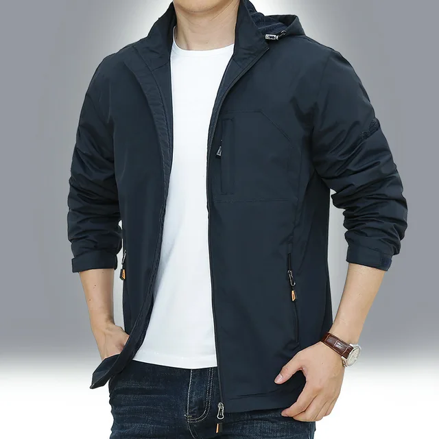 Men Casual Hooded Jacket