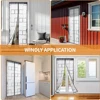Thermal insulation door curtain - magnetic warm for winter door wind and cold suitable for air-conditioned rooms 2