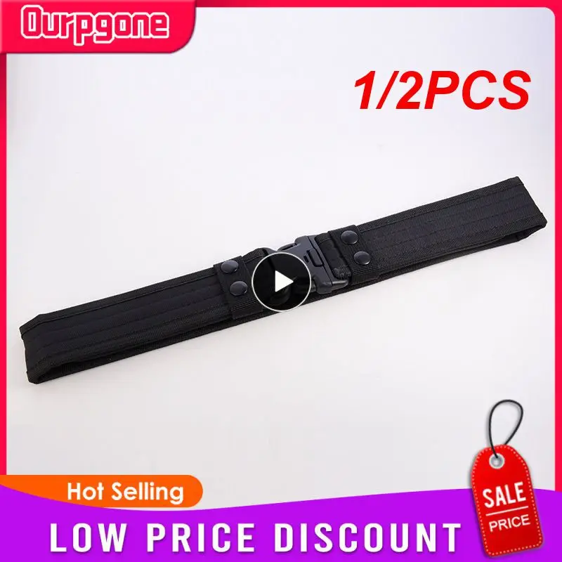 

1/2PCS Colors Army Style Combat Belts Fashion Men Military Canvas Waistband Quick Release Tactical Belt Outdoor Hunting Hiking