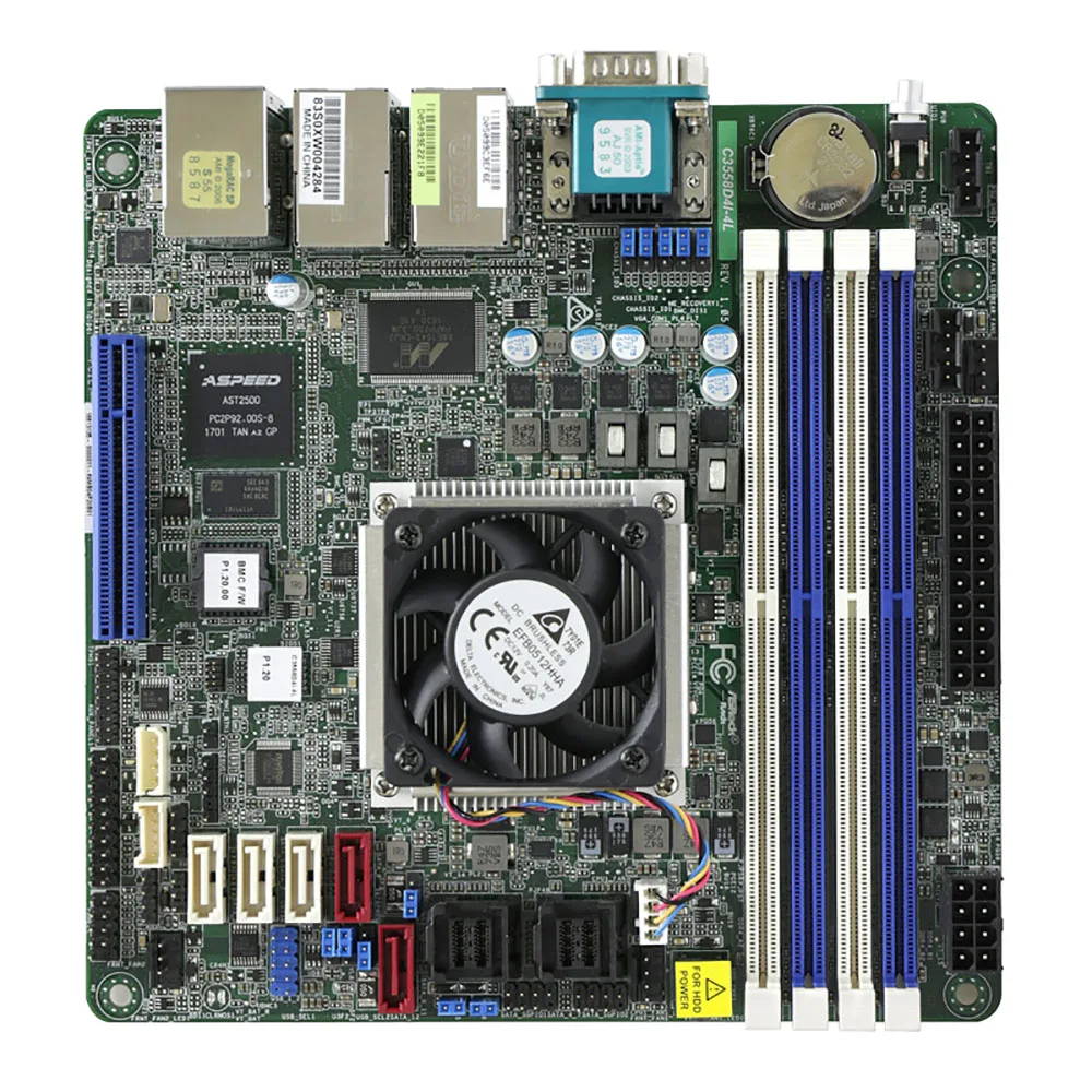 Server Motherboard For ASRock Rack For C3558D4I-4L 30W DDR4 Support C3558 Good Quality 6 Server Motherboard For ASRock Rack For C3558D4I-4L 30W DDR4 Support C3558 Good Quality - Image 4