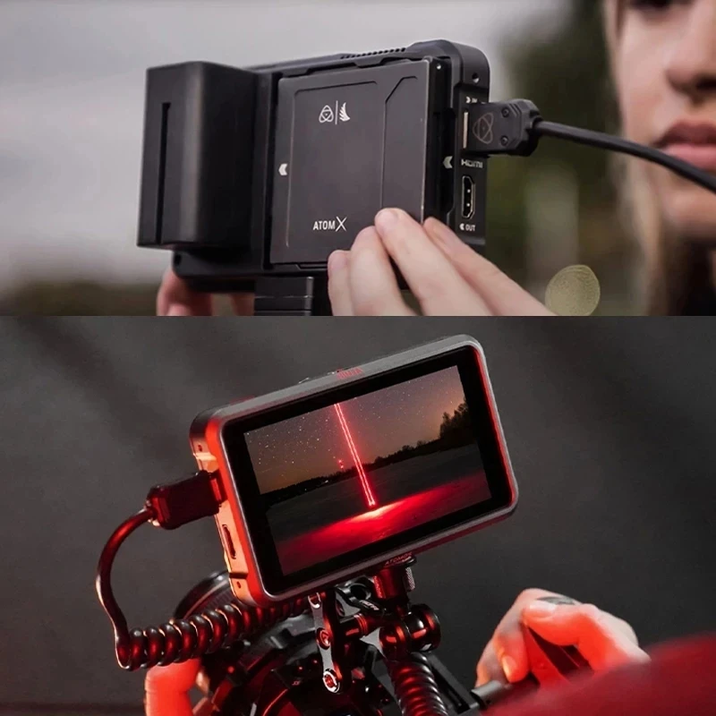 ATOMOS アトモス Monitor Mount with Quick Release Plate ブラック ATOMXMMQR1 : Atomos Ninja V Ninja V 4Kp60 10bit HDR Daylight