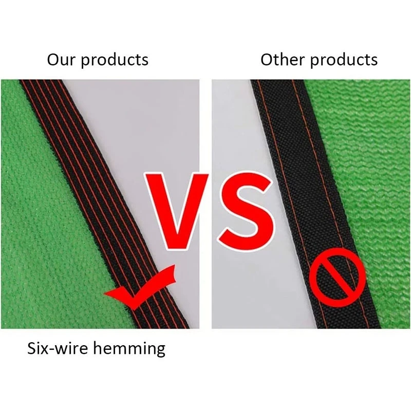 Sunshade Net Outdoor HDPE UV Protection Shade Mesh 12 Needle 90% Shade Rate Car Pergola Garage Solar Mesh Blue Green Black