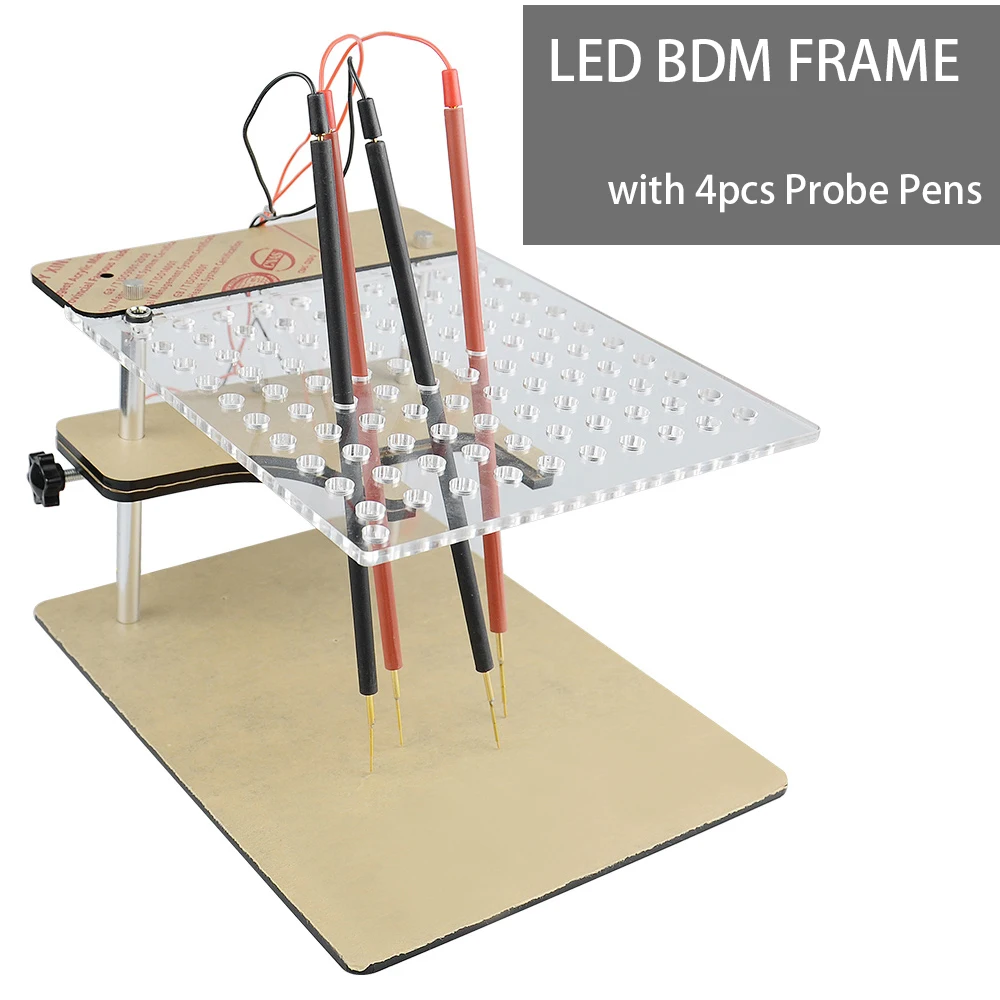 Set 4 Sonde Telaio BDM Con Cavi Di Collegamento, Penne LED Per Scheda ECU, Per KTAG/KESS E Strumenti Diagnostici