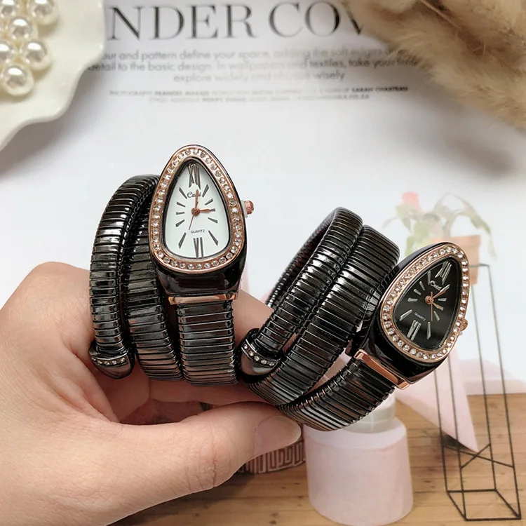 Odessa Elegant Steel Timepiece - Side View