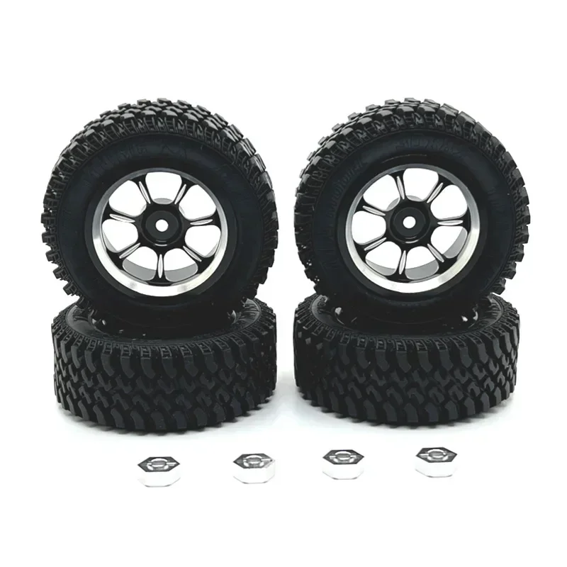 

MN Model 1/12 MN128 MN86 G500 RC Four-wheel Drive Climbing Car Upgrade parts Metal Wheel Tire Combination Device Climbing Tire