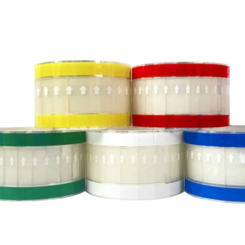 Transparent Easy To Tear Off Adhesive Plastic Sealing Sticker Takeout Beverage Cup Lid Anti Spillage Seal Tape Sealing Sticker 6