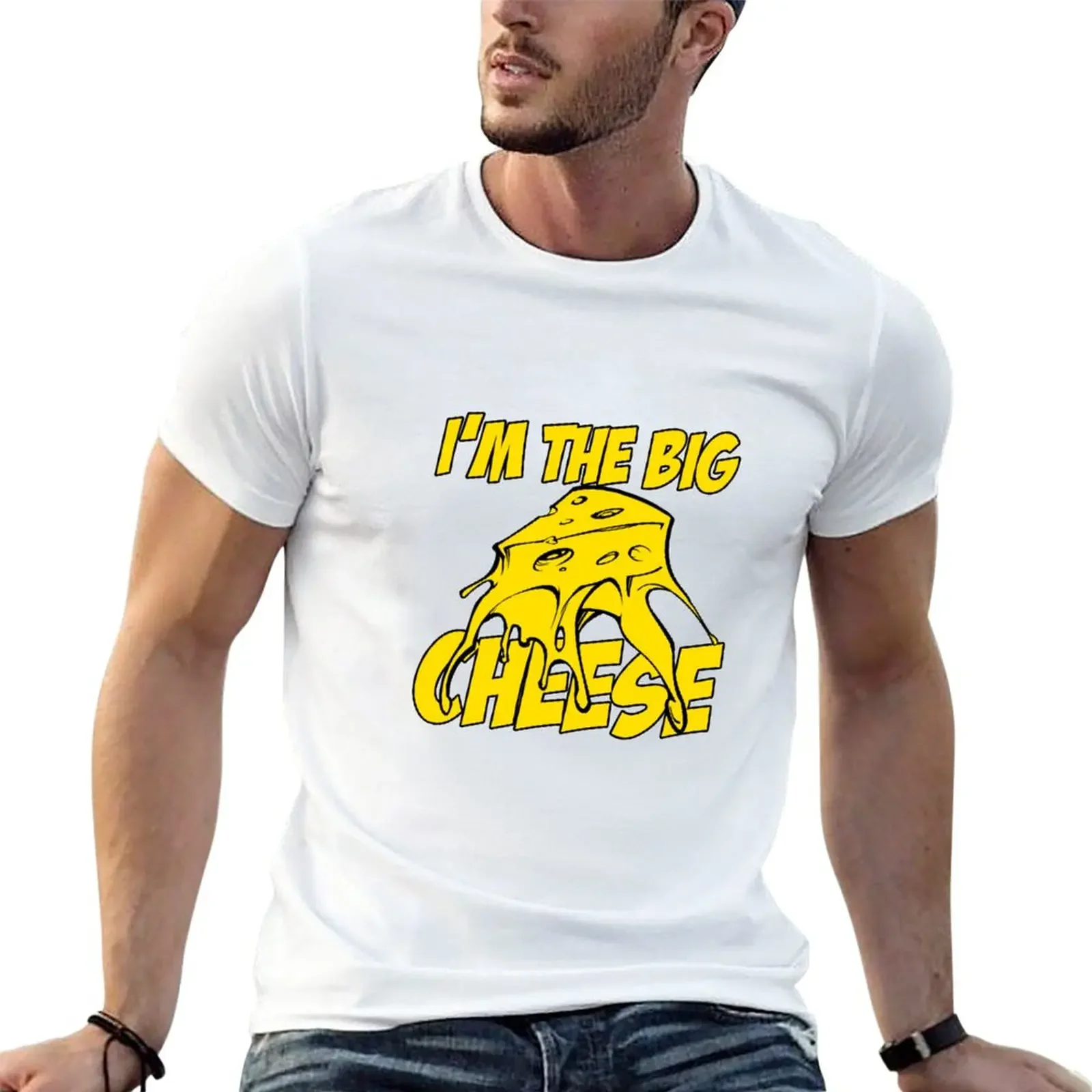 

I'm The Big Cheese Classic T-Shirt quick drying plain tops men clothings