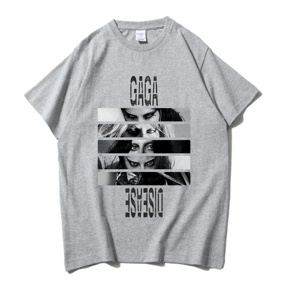 Lady Gaga Disease Printing T-shirt Men_Women Clothing Casual Short Sleeve Summer Spring Tee-shirt Ropa Hombre Streetwear Tees 5