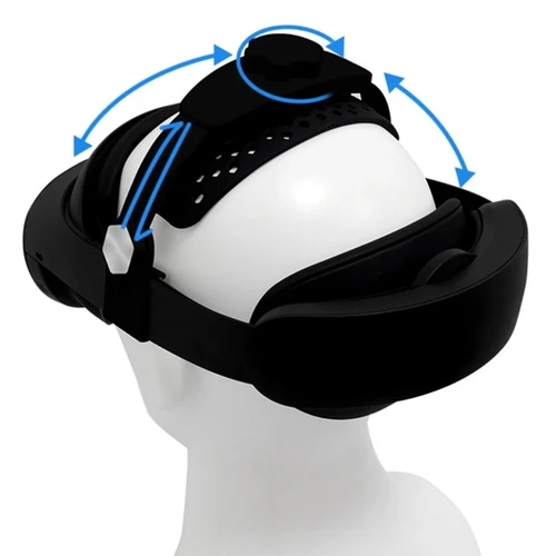 새로운 조절식 VR 헤드스톡 감압 헤드 스트랩, 퀘스트 프로 VR 헤드 스트랩 컴포트 VR 컨트롤러 브래킷 액세서리 2